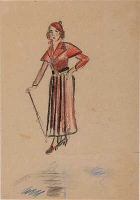 Рудаков Константин Иванович. Портрет жены в красном